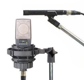 Typical MS recording microphone setup